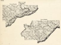 Crawford County - Wauzeka, Marietta, Wisconsin State Atlas 1930c